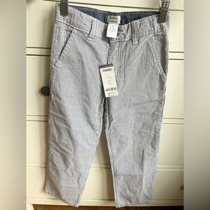 NWT Gymboree Boys Seersucker Striped Pant Size 6
